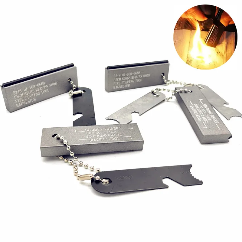 

Outdoor Flint, Flint Stick, Magnesium Stick, Outdoor Fire Collection, Camping, Magnesium Block, Wilderness Survival Equipment