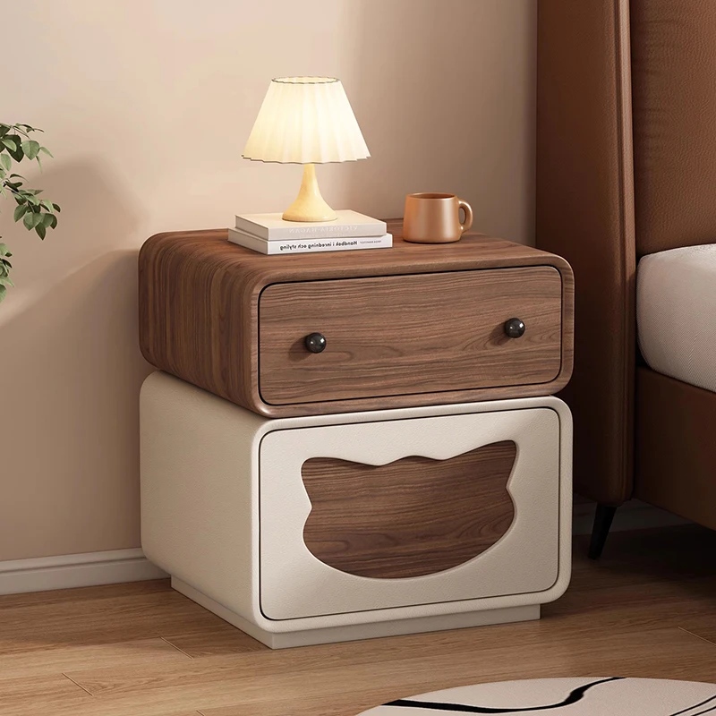 

Decor Mobile Bedside Table Coffee Bedroom Cabinets Drawers Luxury Storage Organizer Nightstand Modern Muebles Hotel Furniture