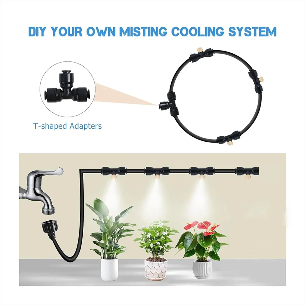 【a03r】-misting-cooling-system-outdoormisting-system-for-patio49ft-15m-misting-line-with-12-brass-mist-nozzleswater-misters