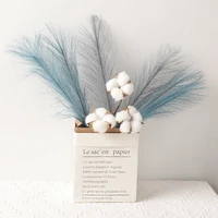 5/10/20PCS Fluffy Pampas Grass Boho Decor Artificial Flower Fake Plant Reed Simulated Party Wedding Home Decoration 42CM 3