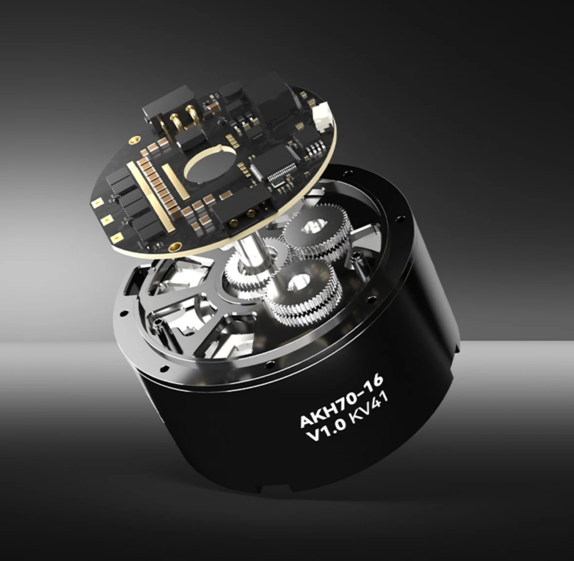 CubeMars AKH70-16 V1.0 KV41 High Integrated Hollow Shaft Planetary Brushless Robotic Motor Actuator