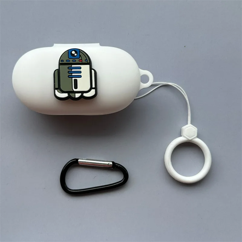 Новый мультяшный силиконовый защитный чехол для наушников Bluetooth, подходящий для Sony WF-C710N с брелком