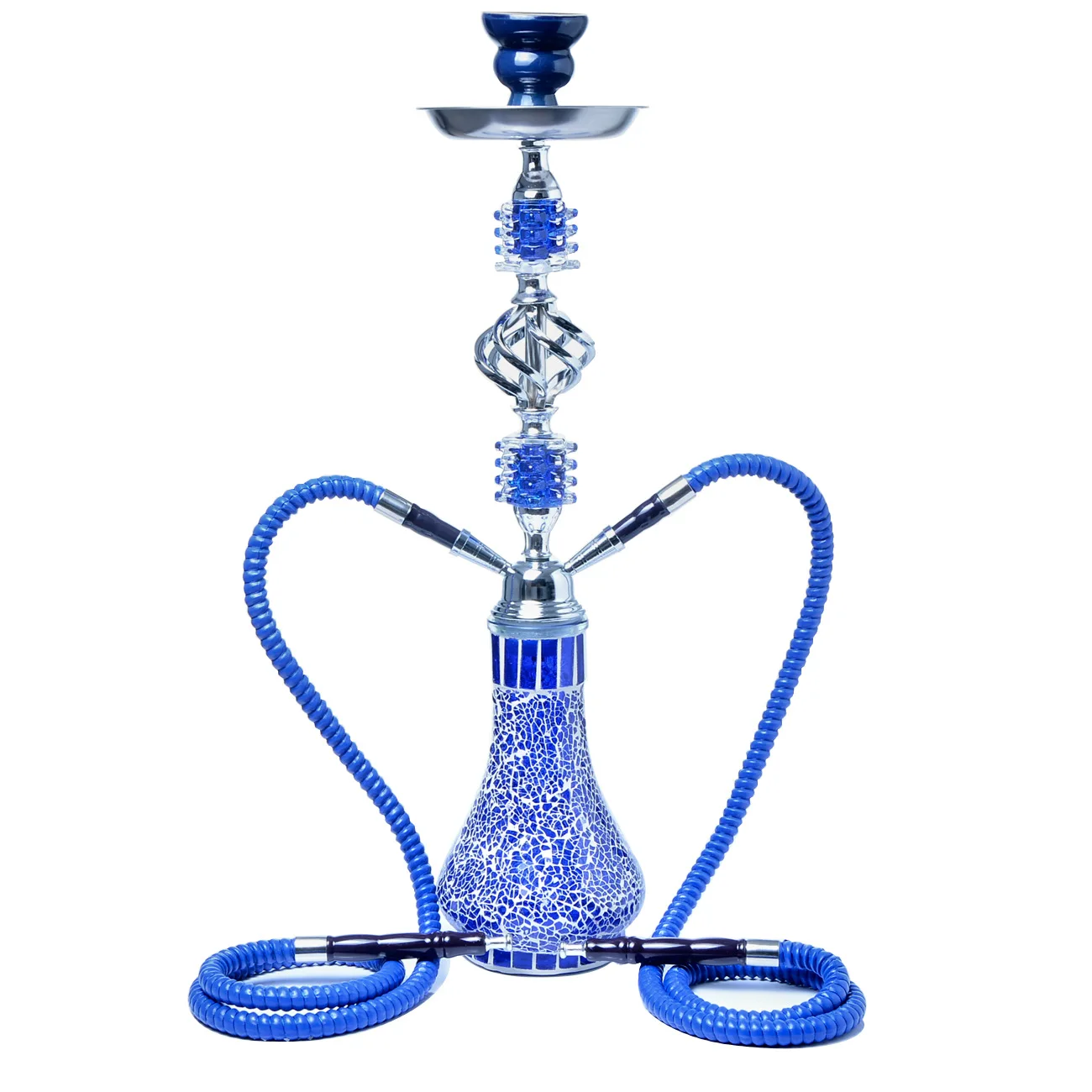 55cm Height Luxurious Arab Hookah Shisha with 4 Hose Pipe Arabian Chicha Set Bar Club Party Nargile Smoking Accessory Bowl Kit