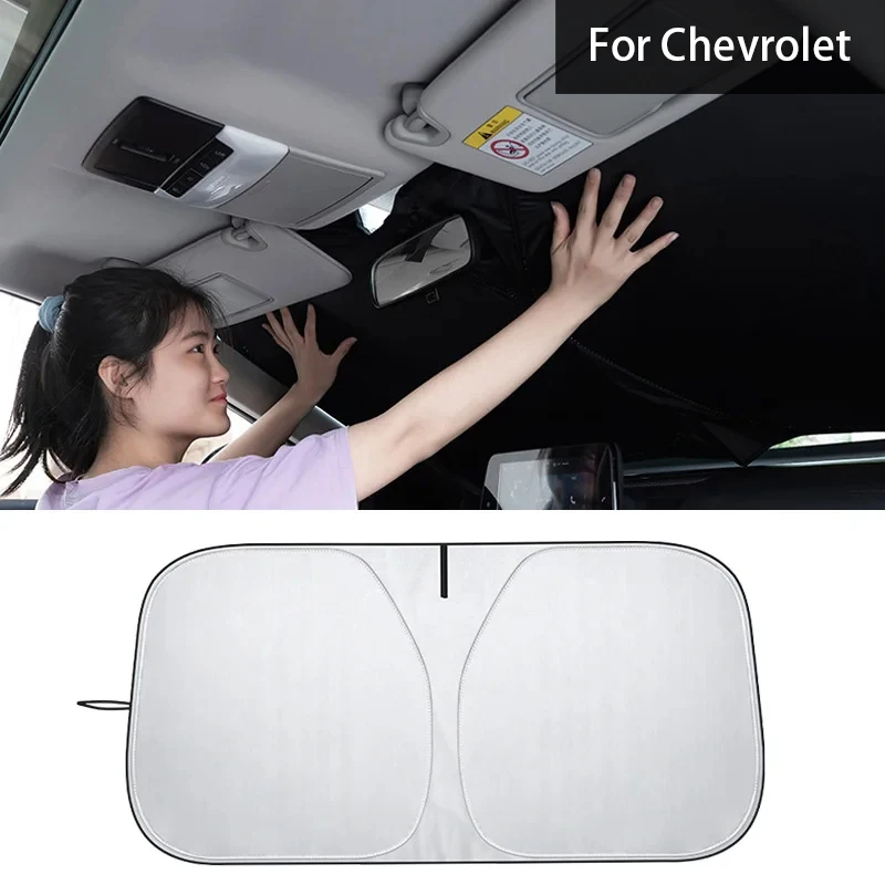 Car Windshield SunShade Cover Tools Auto Accessories For Chevrolet Cruze Spark Captiva Sail Tracker Corsa Malibu Aveo Matiz Optr