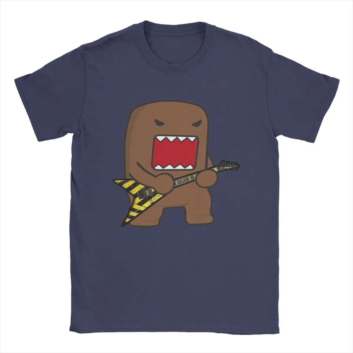 Men's Domo Kun Doll T Shirt Pure Cotton Clothing Hipster Short Sleeve O Neck Tee Shirt Unique T-Shirt