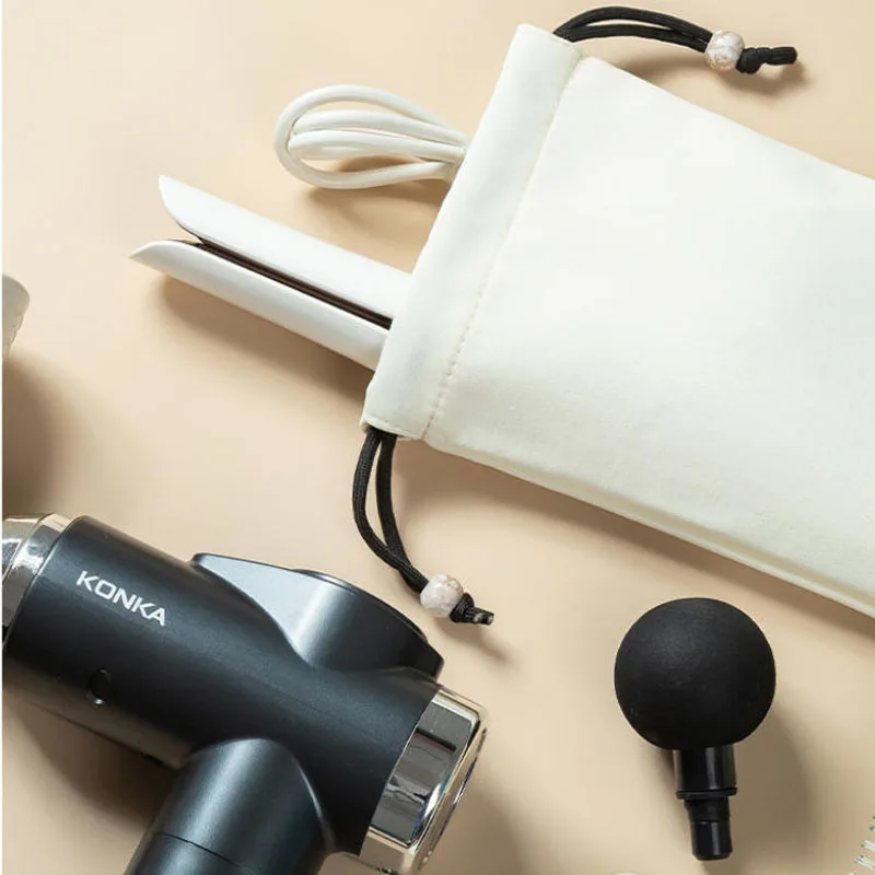 2026 New Waterproof Drawstring Dustproof Bag Nylon Hair Dryer Storage Bag Portable Clothing Organizer Bag For Toy Underwear