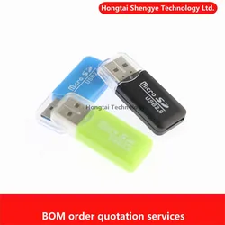 Portable Mini USB 2.0 TF Micro SD Memory Card Reader High Speed T-Flash Adapter for PC Laptop Computer Vehicle Speaker