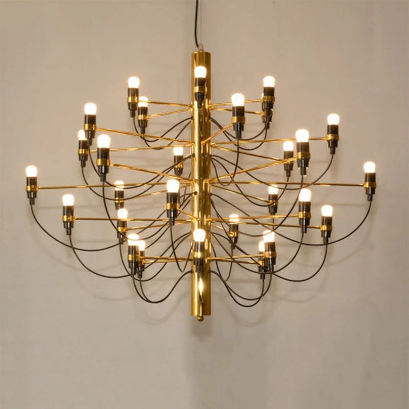 Italian Designer Villa Led Chandelier Luxury Creative Hotel Exhibition Hall Living Room Staircase Hanging Lamp Decor Lighting