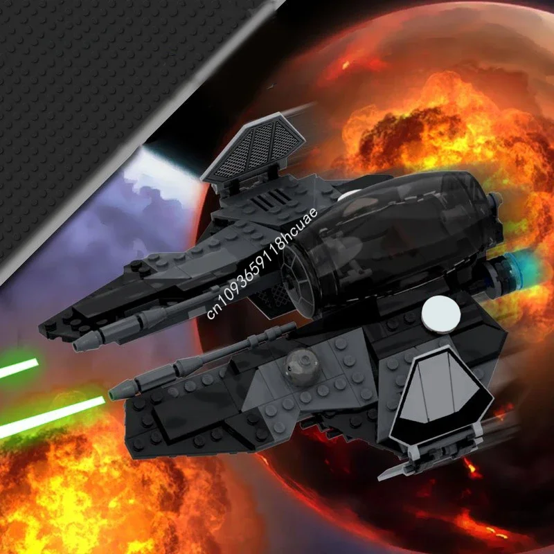 

250 деталей MOC Imperial ETA-2 Interceptor Star Battle Building Blocks: развивающий конструктор для STEAM-обучения, развития логического мышления и практических навыков, рождественский подарок