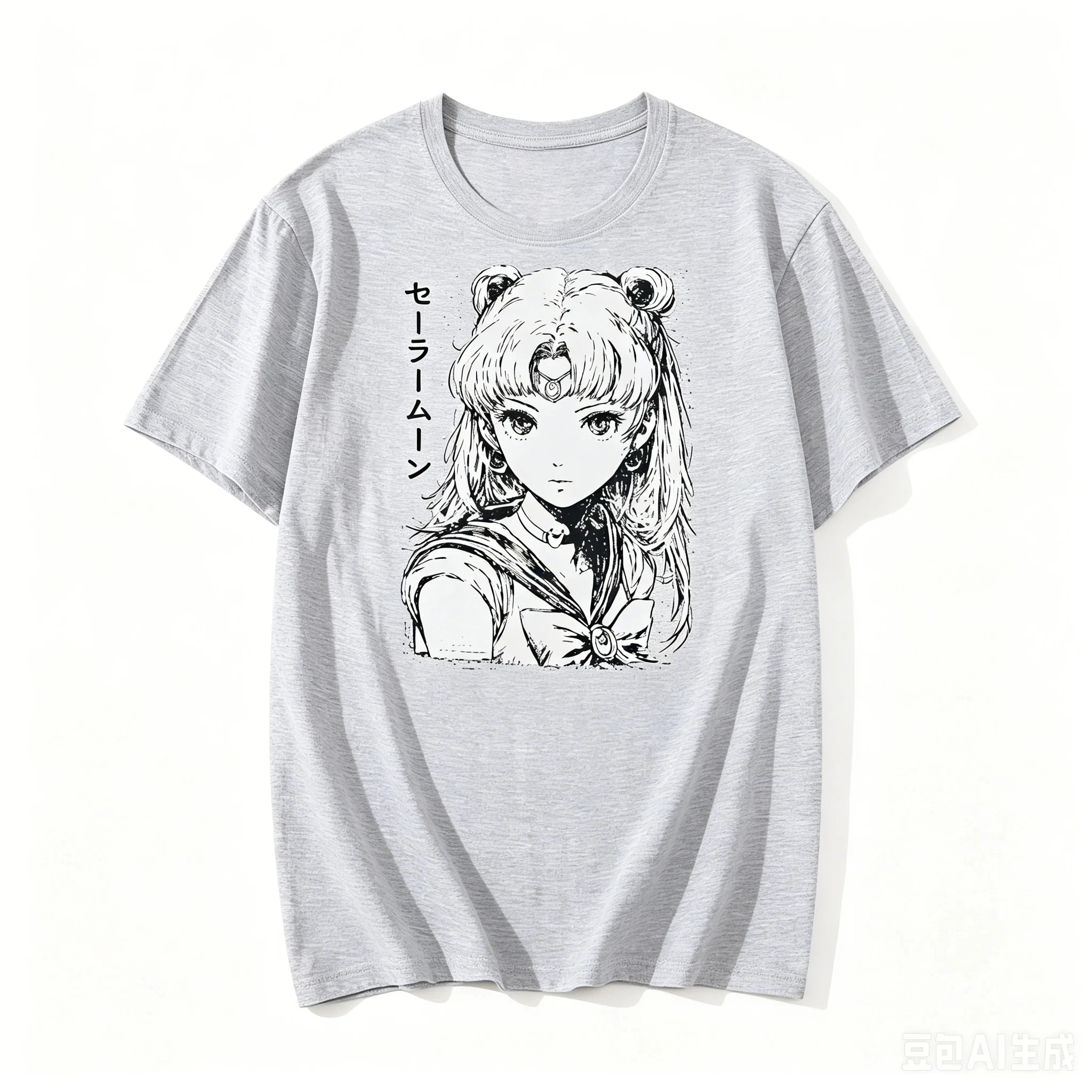 Nueva Camiseta Retro De Sailor Moon Para  Estilo  De  Para Verano  Ropa Urbana De Anime Women Clothes