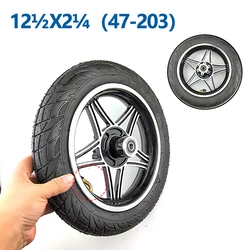 12 1/2 X 2 1/4 62-203 wheels 12.5 inch tire + alloy rims fits Many Gas Electric Scooters and e-Bike ,Folding electric bicycle