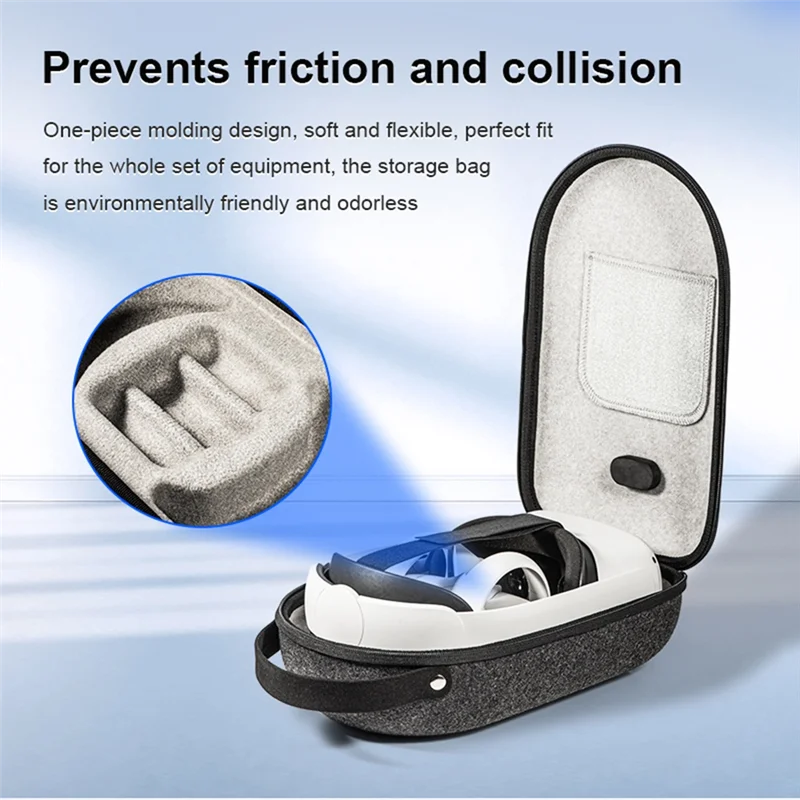 Para oculus quest 2 vr óculos de viagem maleta para oculus quest 2 saco protetor caixa armazenamento duro peças vr