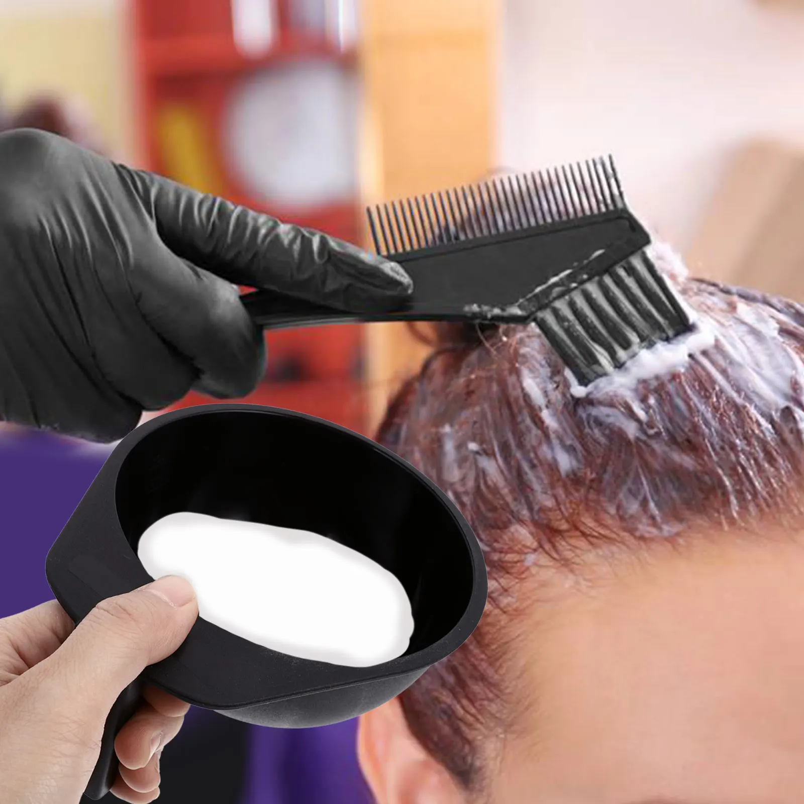 

4pcs Tint Mixing Bowl For Home Color Tool Salon Use Dye Dye Bowl Hair Salon Supplies Tool Hair Coloring Supplies