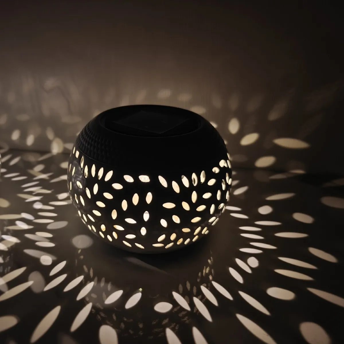 Solar Metal Table Lantern 2