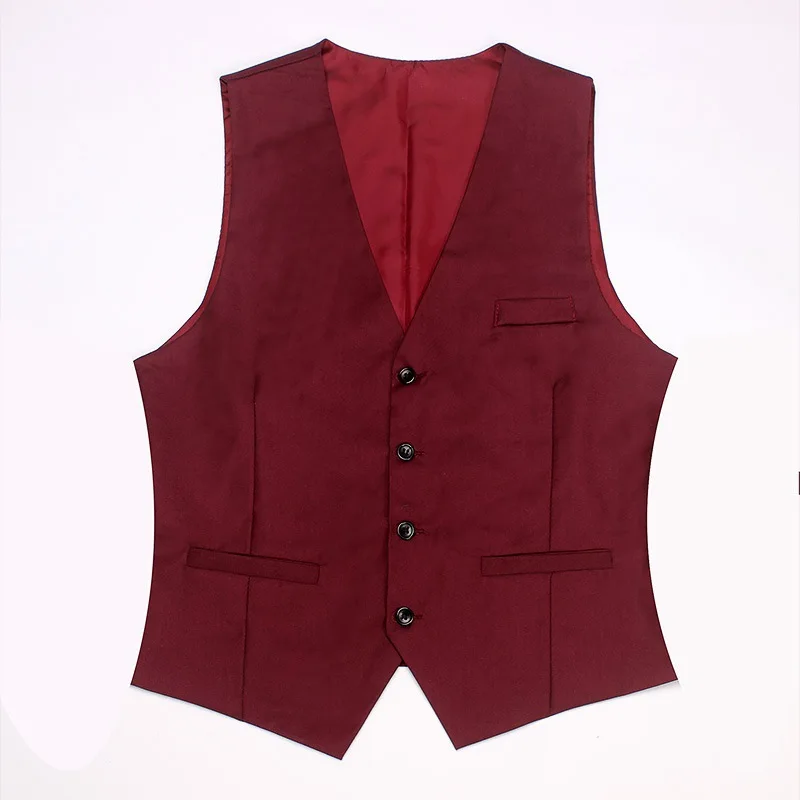 F10191 Korean version of slim groom suit vest vest men\'s spring and autumn thin casual British fashion small vest