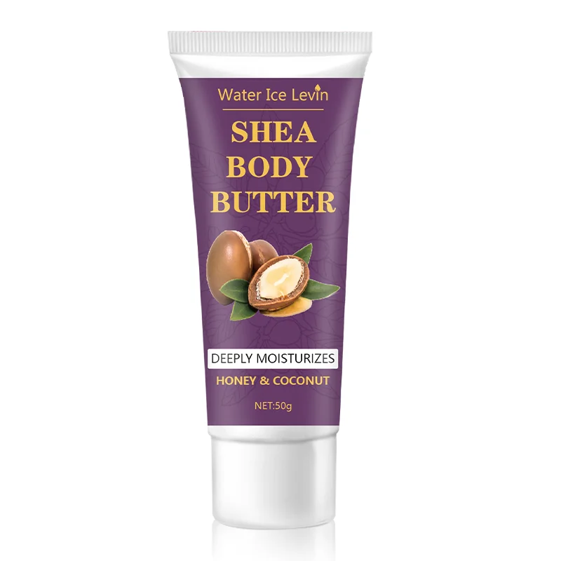 Crème pour le corps au beurre de karité, hydratation 24 heures, rend la peau plus douce et plus élastique, raffermit la peau, massage nourrissant du corps, convient aux peaux sèches, gercées, de coule