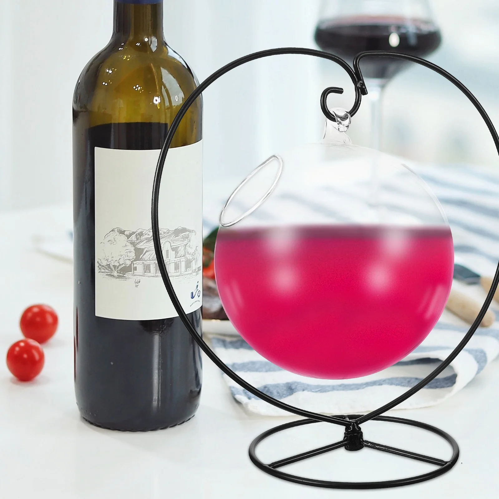 

Clear Drinking Glasses Dispenser Jug Beverage Stand Cups for Party with Decor Water Bottle