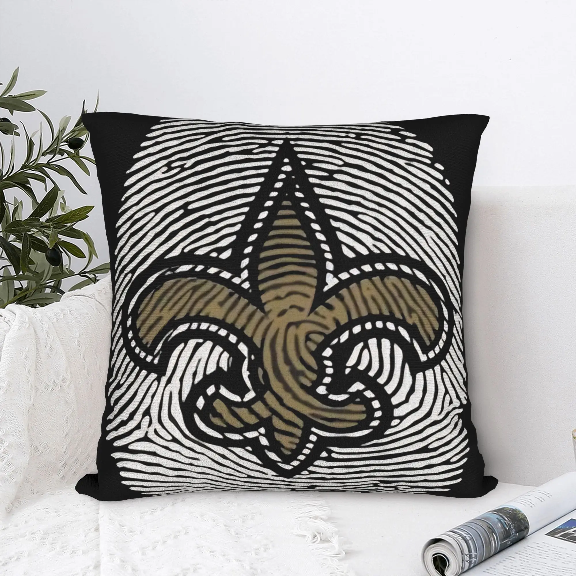 New Football Saints Fans Pillow Case  Fashion Pillow Cover Comfy Pillowcases For Sofa Bedroom Home Decor