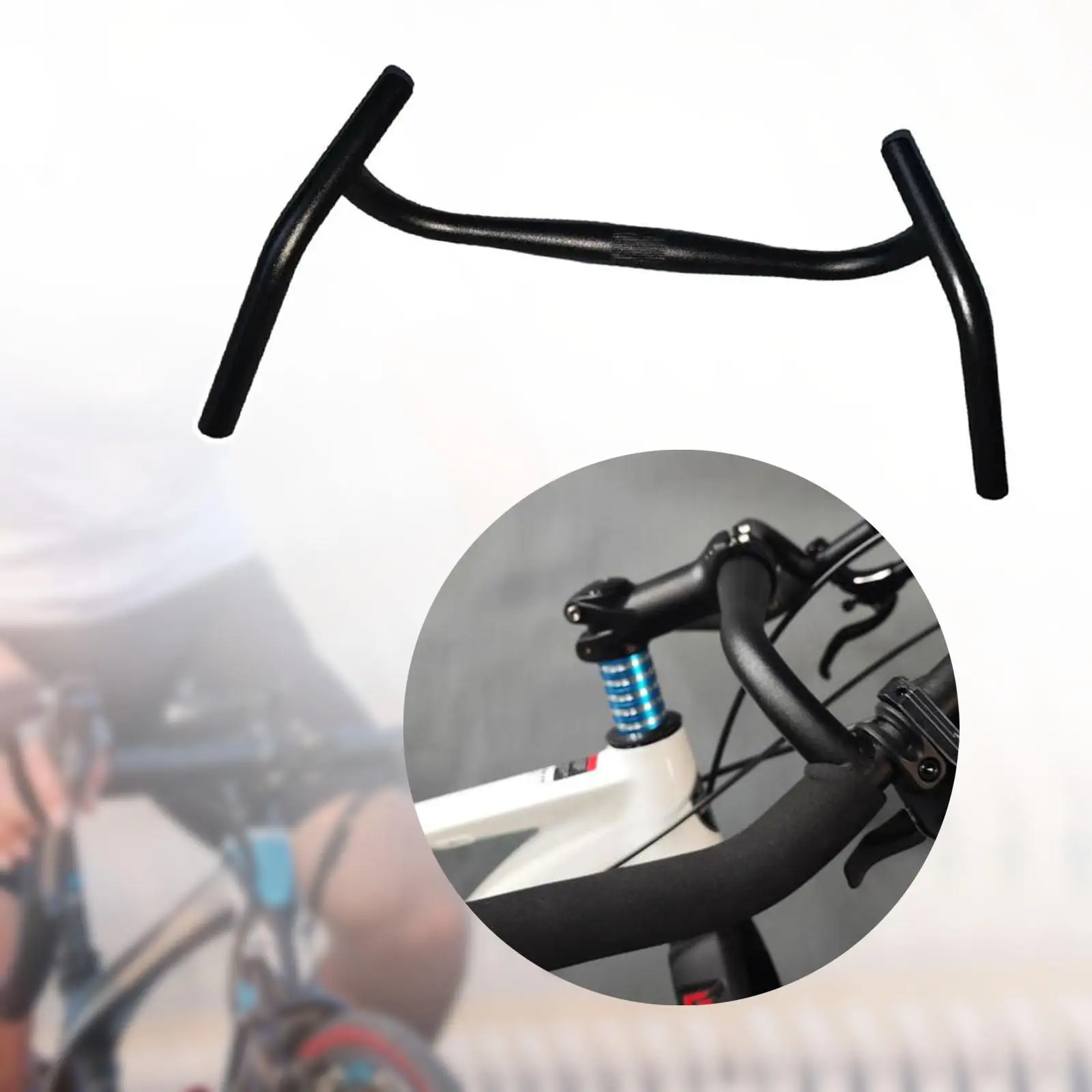 

Двухколесный руль, универсальный, легкий, прочный, с внешним углом, внешний угловой руль для езды на шоссейных велосипедах, езды на велосипеде