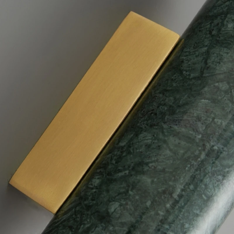 Lampada da parete in marmo spagnolo di lusso, applique da parete nella camera da letto, soggiorno, decorazioni natalizie di Capodanno per la decorazione domestica