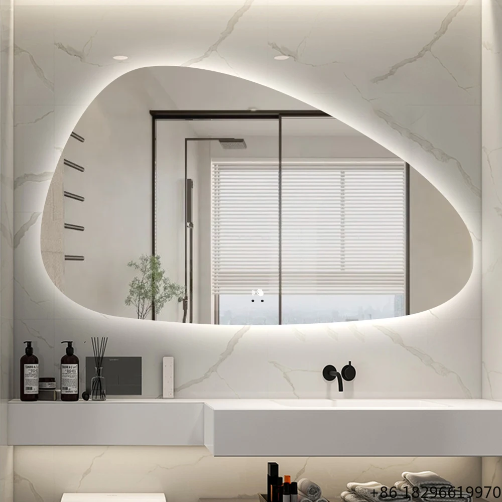 Custom LED Bathroom Mirror Touch Dimmable Anti-Fog IP44