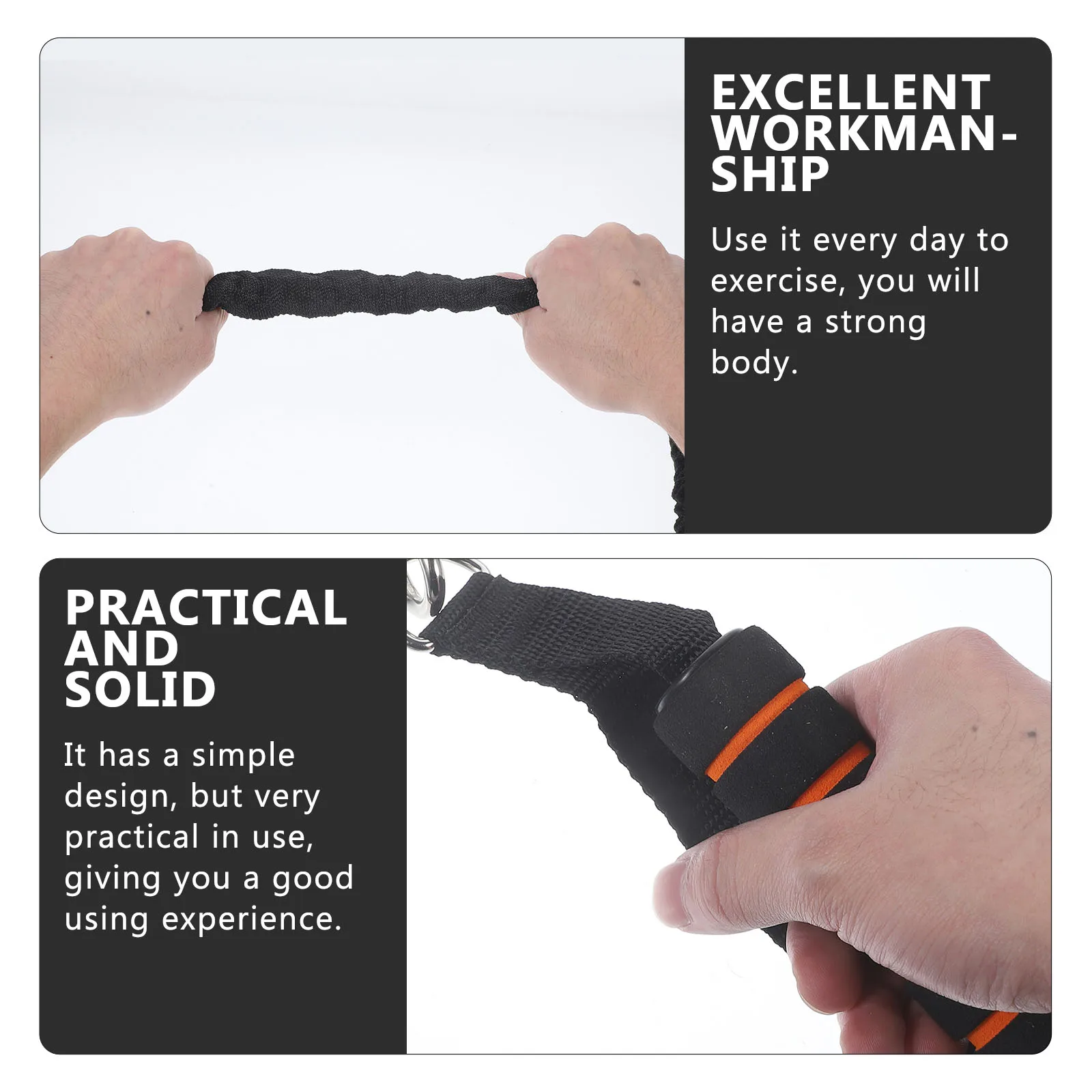 

Sturdy Fitness Pull Rope High Quality Resistance Strap for Daily Workout Strength Training Physical Therapy and Flexibility