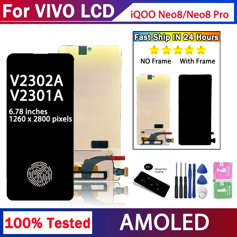 678-amoled-for-vivo-iqoo-neo8-neo-8-pro-lcd-v2301a-v2302a-display-touch-screen-digitizer-assembly-repair-parts