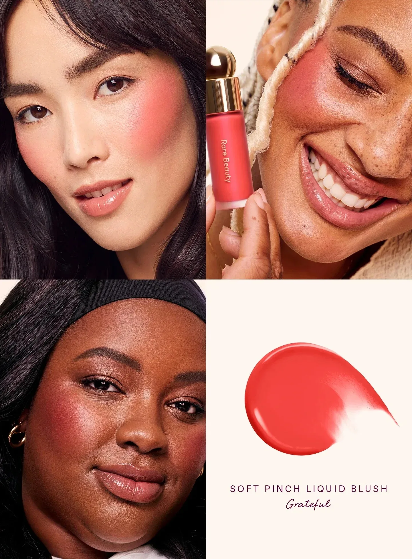 Rare Beauty Soft Pinch Liquid Blush Zijdeachtig en glijdend glad Langdurig Mollig Pinch-perfect Flush Naadloze Matte Dewy Make-up