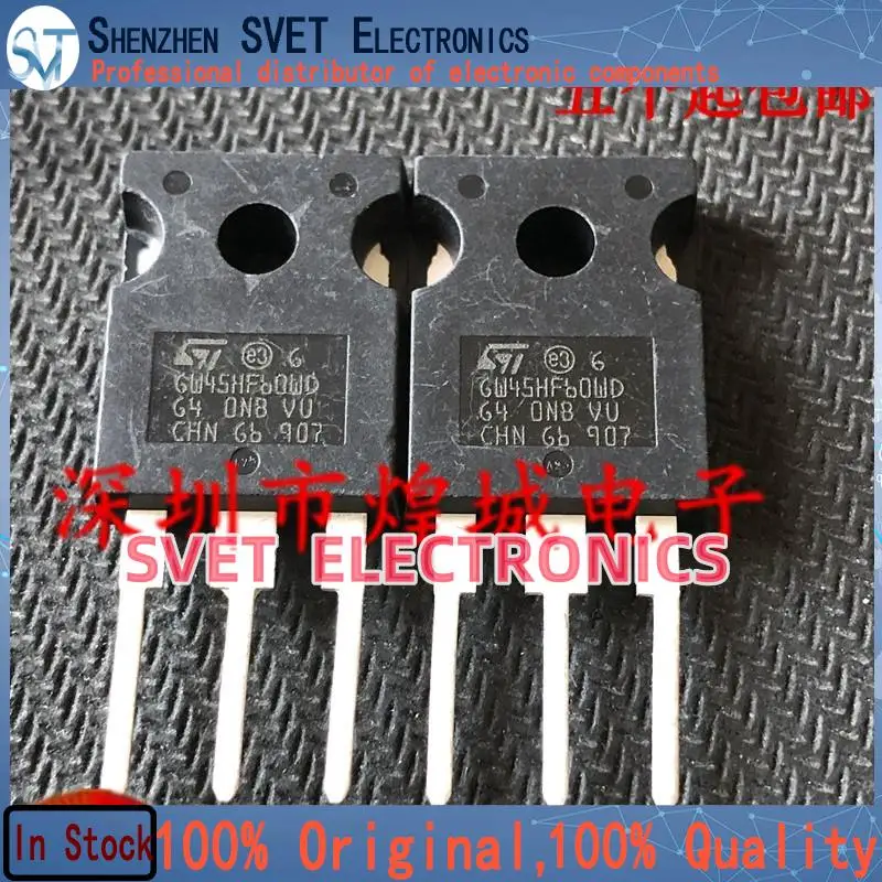 10PCS-50PCS  GW45HF60WD STGW45HF60WD  TO-247   Original In Stock Fast shipping