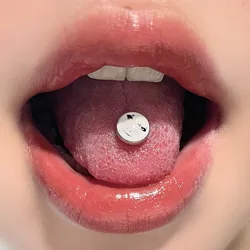 14G Tongue Rings Surgical Steel Tongue Piercing Jewelry for Women Men Clavos en la lengua Ring Barbell Piercing