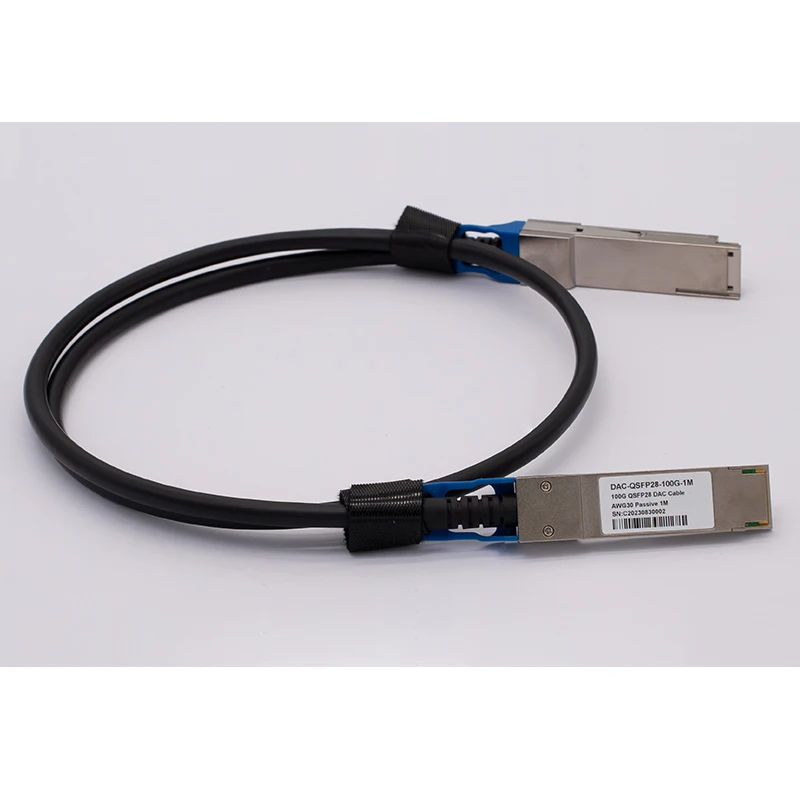 100G DAC QSFP28 Passives Kupferkabel; 1/2/3/5/7M; Direct Attach-Kabel, kompatibel mit Mellanox, Juniper, Cisco,