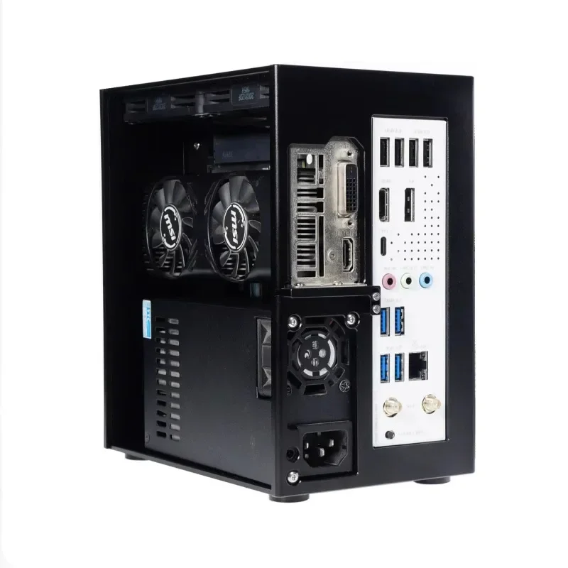 ZS-A4DC/ITX Bkb Half-Height Knife Chassis, Version V4\ 4.3L Volume Rtx4060