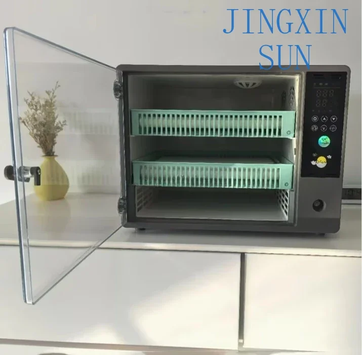 Egg Incubator Dual Power Supply 50 Pieces Fully Automatic Intelligent Humidity Control Automatic Flip Small 220V/12V