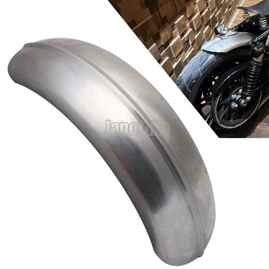 7.5‘’ 18.5cm Wide Motorcycle Rear Fender Cover Steel Mudguard Flaps Splash For Honda Shadow VLX STEED Harley Chopper DYNA