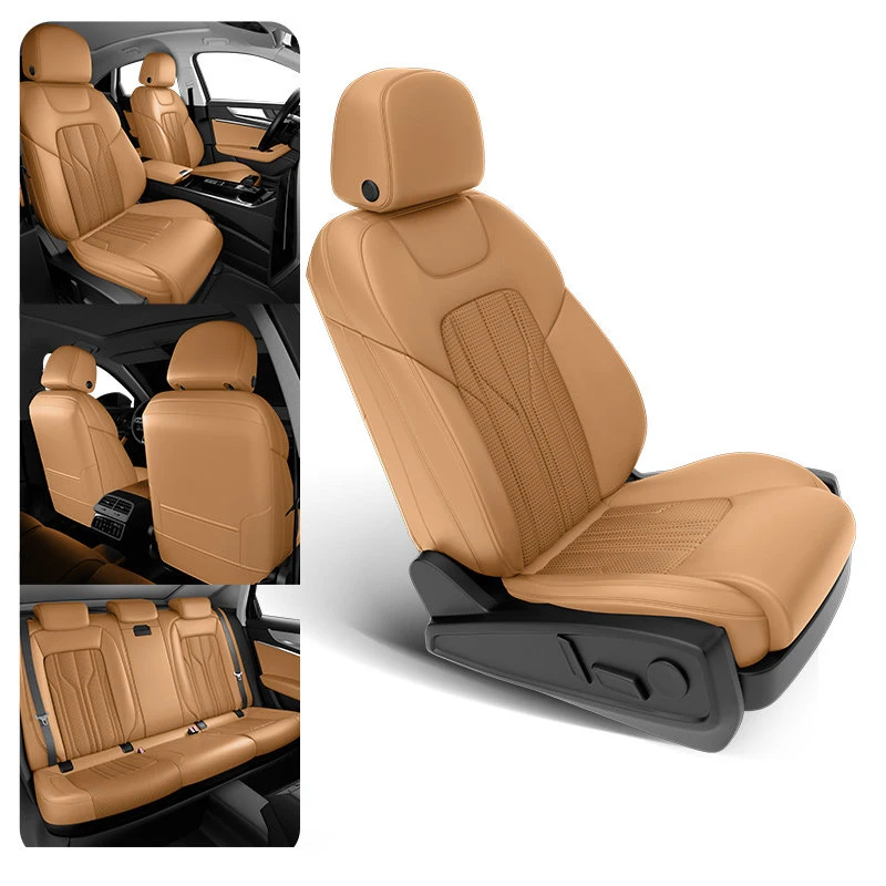 Custom NAPPA Leather Car Seat Covers For mazda cx5 2017~2025 360 Degree Full Covered Perforated Artificial Leather