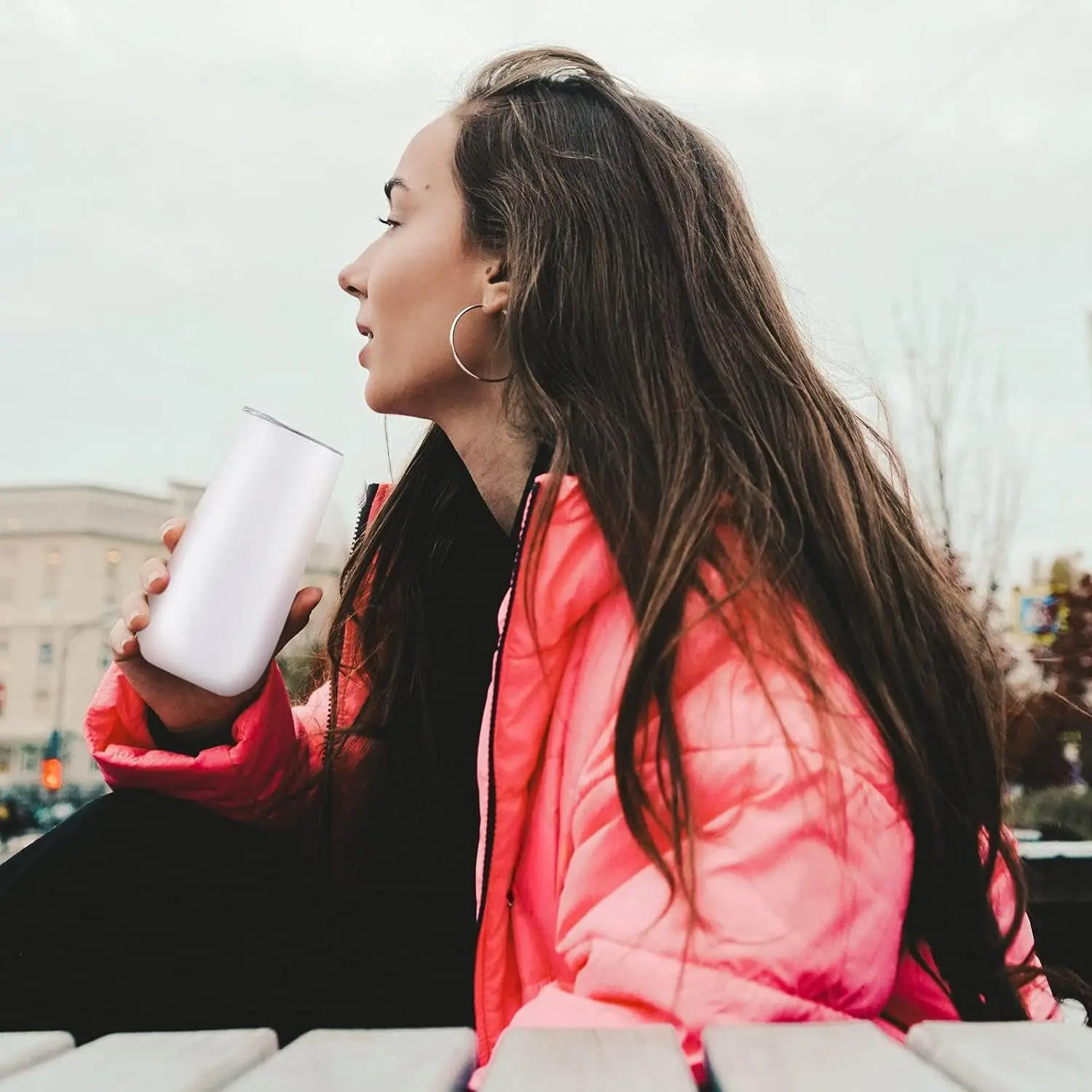 12 قطعة من مزامير الشمبانيا بدون جذع سعة 6 أونصة، أكواب نبيذ معزولة مزدوجة وقابلة لإعادة الاستخدام مع غطاء لحفلات الزفاف وحفلات أعياد الميلاد (أبيض) #6