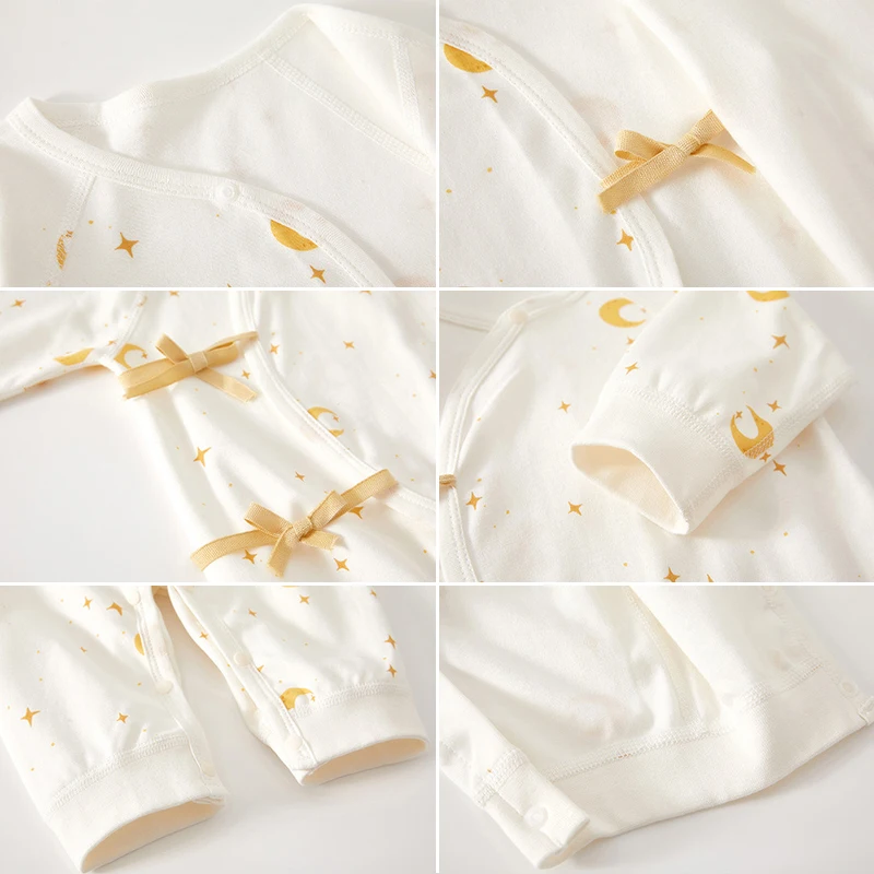 ZOETOPKID Romper Infant Long Sleeved Bodysuit Clothes Soft Pure Cotton Newborn Jumpsuit Boys Girls Kids Onesie Pajamas Outfits - view 4
