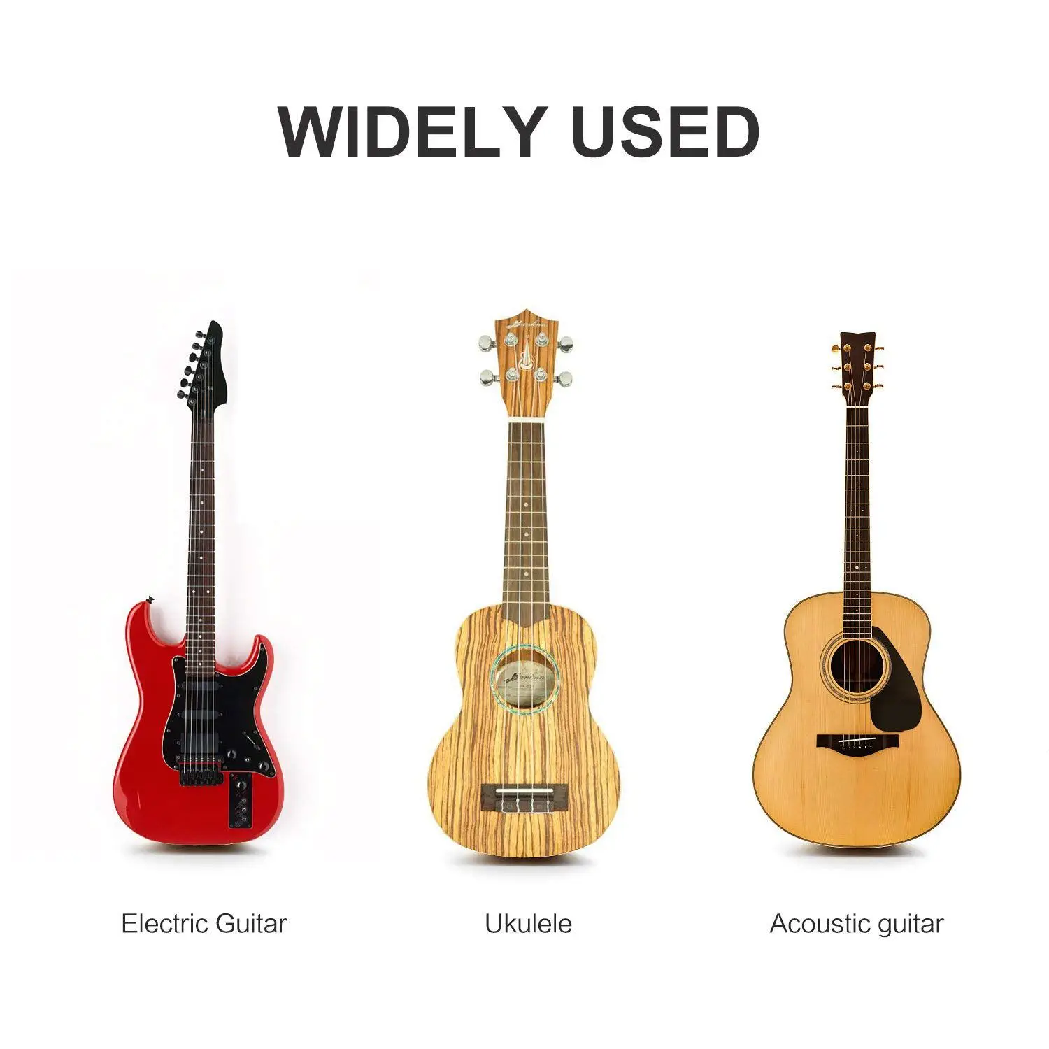 A69P-Guitar Capo Guitar Accessories Trigger Capo With 6 Free Guitar Picks For Acoustic And Electric Guitars - Also Ukulele And B