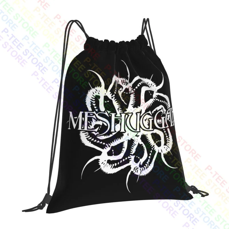 2018 Meshuggah Mesh Spiral Drawstring Bags Gym Bag Print New Style Personalised Large Capacity