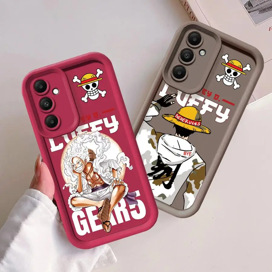 حافظة لهاتف سامسونج جالاكسي A16 A06 A03s A05 A20 A13 A11 A12 A05s A15 A04e A50 قطعة واحدة D-Luffy