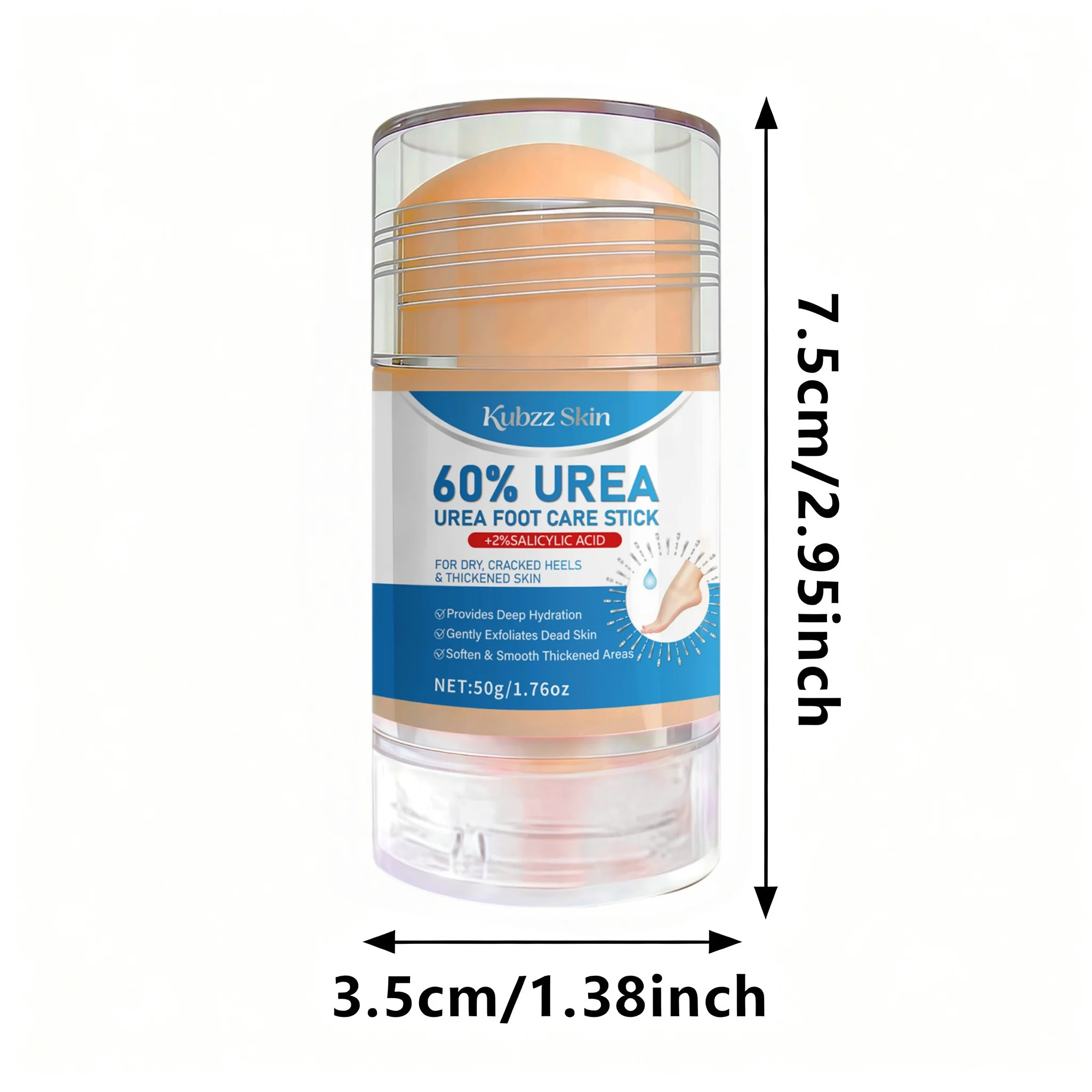 1pc Anti-Crack Urea Cream, Lip Balm-Style Foot Cream for Dry Cracked Skin. Stick Design for Portability and Easy Application view 4