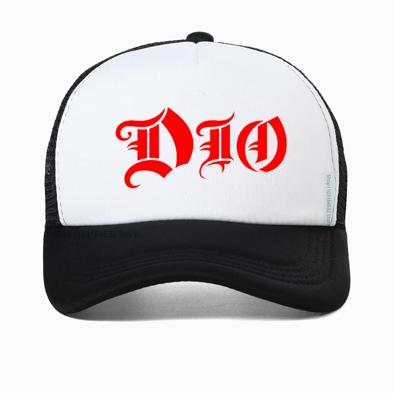 

Dio.Band Essential men hat Heavy Metal Band Ronnie James Dio Hipster Casual Baseball Cap Summer Adjustable Mesh Breathable hats