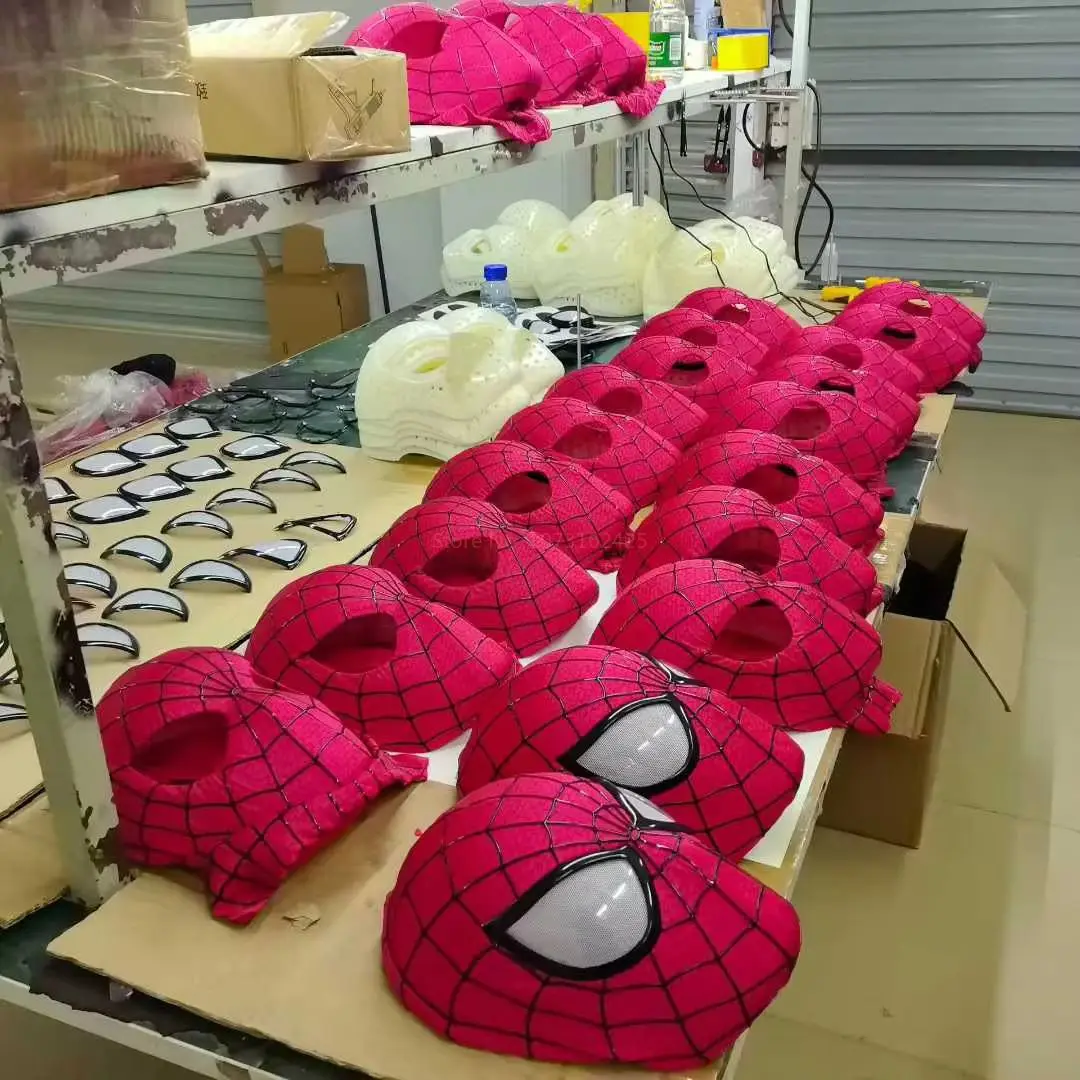 スパイダーマン2 手作り高品質マスク ガーフィールド版ピーター・パーカー ハロウィンコスプレ クリスマスギフト