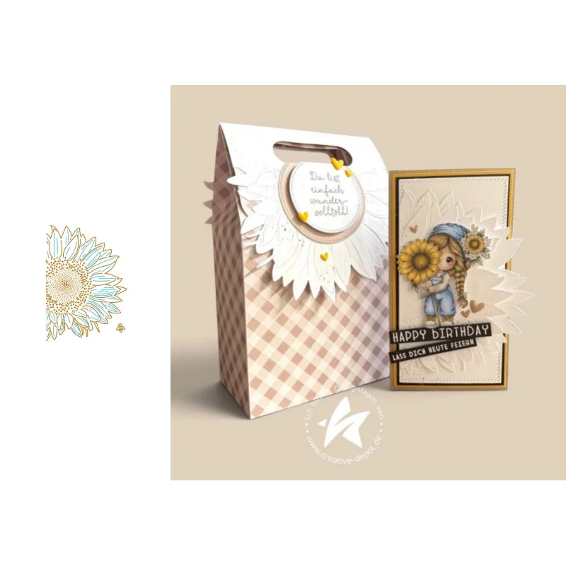 Neues Produkt Vorverkauf Box Eltern-Kind Stanzformen und Stempel DIY Scrapbook Album Dekoration Geprägtes Papierkarten-Set