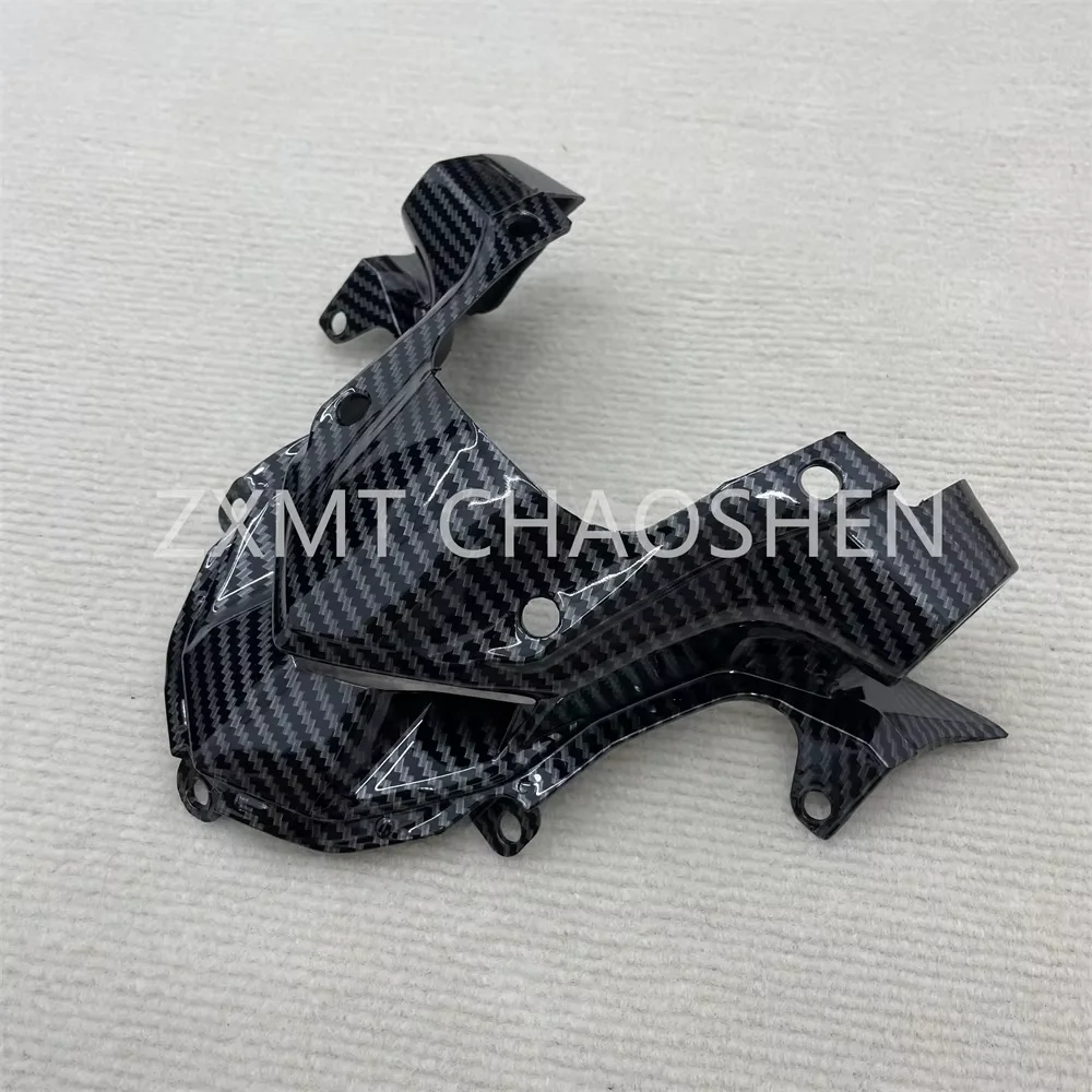 The ABS Motorcycle Fairing is suitable for Z900 head hood inner lining 2017 2018 2019 carbon fiber varnish.