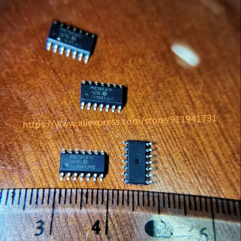 

5PCS New Original 100% Quality PIC16F616-I/SL PIC16F616-I PIC16F616 IC MCU 8BIT 3.5KB FLASH 14SOIC