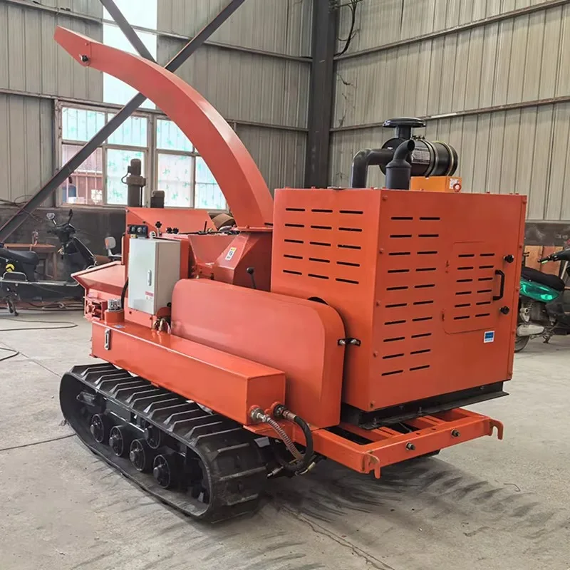 Customized Fast Delivery CE Diesel Engine Chipper Machine Wood Shredder Wood Pallet Crusher Factory Machine Wood Chipper Machine