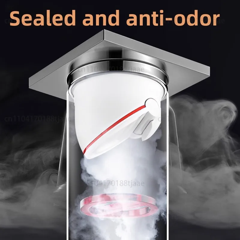 Shower Room Floor Drain Full Brass Thickened Deodorant Large Displacement Sewer Deodorant