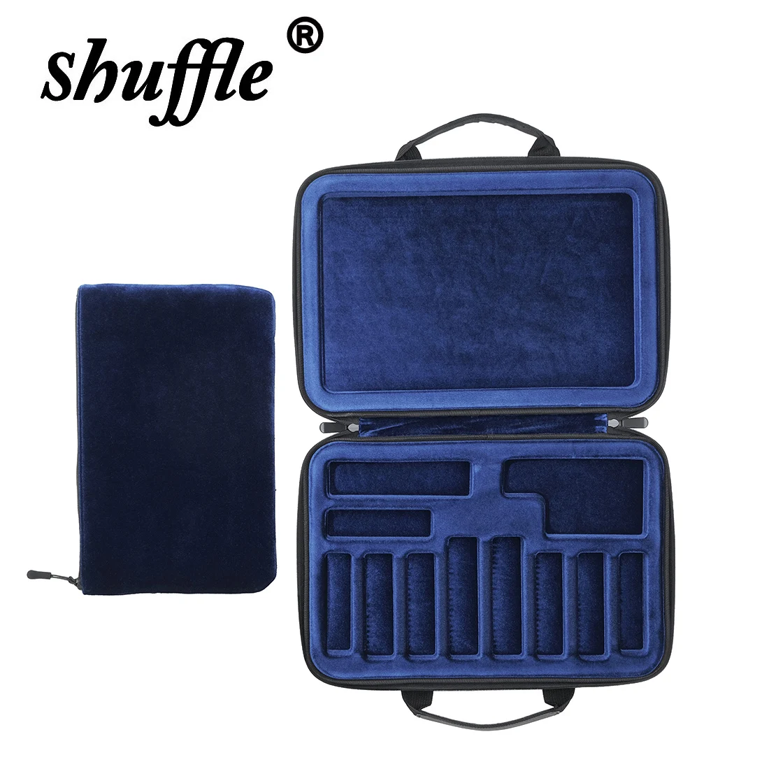 

12 Pcs Saxophone Clarinet Flute Head Organiser Soprano Alto Tenor Sax Clarinet Universal Head Organiser Velvet Bag Wind Parts