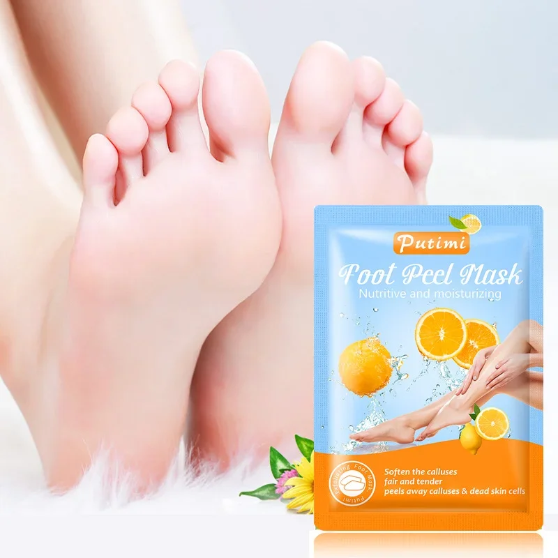 Exfoliating Foot Mask Feet Peeling Mask Spa Socks Smooth Dead Skin Remover Moisturizing Whitening Foot Mask